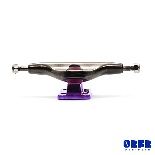 Obsius Fingerboard Trucks Iron/Purple 34mm - Caramel Fingerboards - Fingerboard store