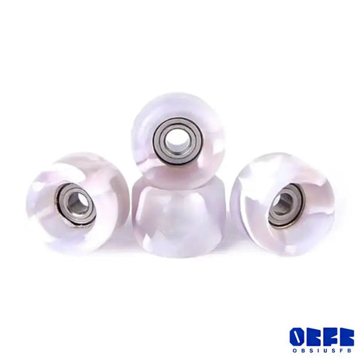 Obsius Fingerboard Wheels Mini Pink Blend 6.4mm - Caramel Fingerboards - Fingerboard store