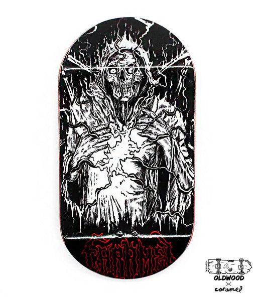 Oldwood x Caramel dead fingerboard deck 50mm - Caramel Fingerboards - Fingerboard store