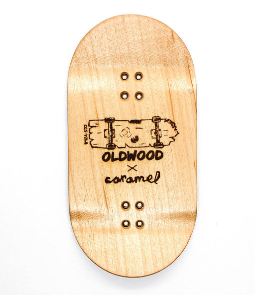 Oldwood x Caramel dragon fingerboard deck 50mm - Caramel Fingerboards - Fingerboard store