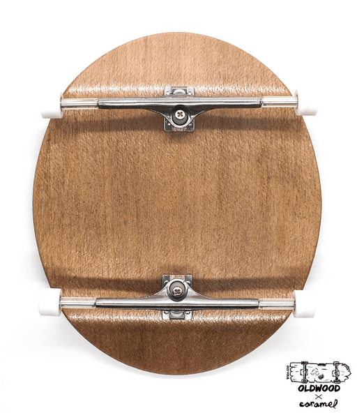 Oldwood x Caramel Egg Complete Fingerboard 80mm - Caramel Fingerboards - Fingerboard store