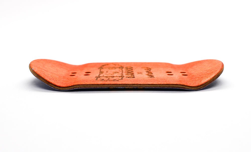 Oldwood x Caramel eye fingerboard deck 50mm - Caramel Fingerboards - Fingerboard store