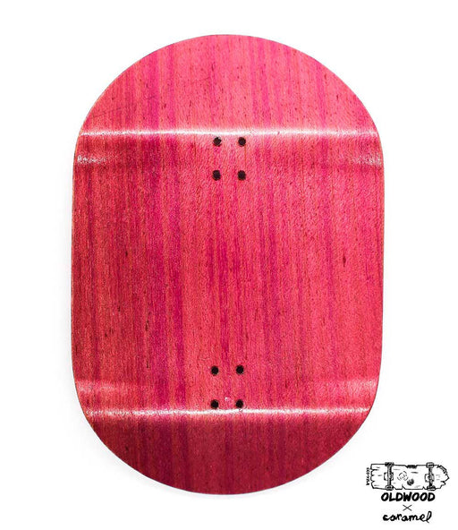 Oldwood x Caramel fingerboard deck 70mm - Caramel Fingerboards - Fingerboard store