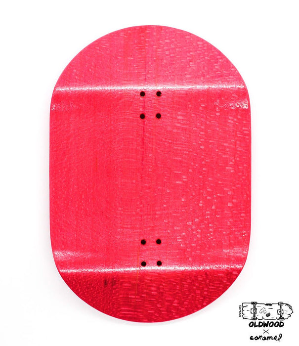 Oldwood x Caramel fingerboard deck 70mm - Caramel Fingerboards - Fingerboard store
