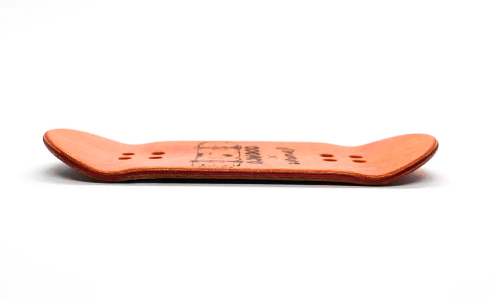 Oldwood x Caramel Giorno Giovanna Fingerboard deck 38mm - Caramel Fingerboards - Fingerboard store