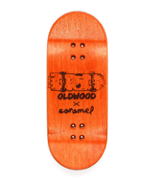 Oldwood x Caramel Giorno Giovanna Fingerboard deck 38mm - Caramel Fingerboards - Fingerboard store