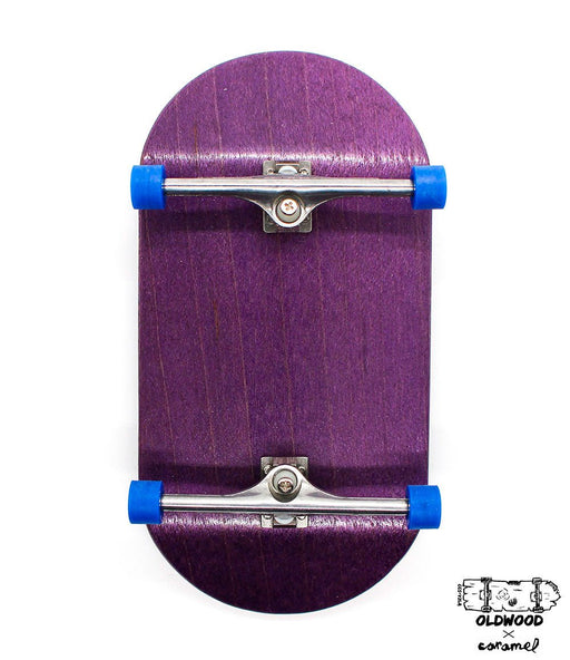 Oldwood x Caramel grape complete fingerboard 50mm - Caramel Fingerboards - Fingerboard store