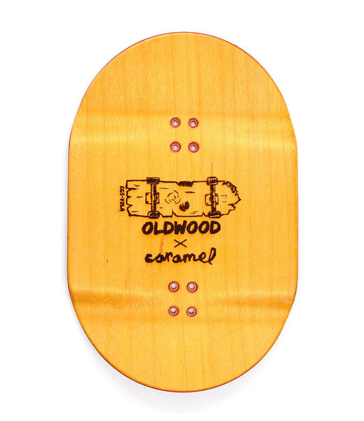 Oldwood x Caramel grape fingerboard deck 70mm - Caramel Fingerboards - Fingerboard store