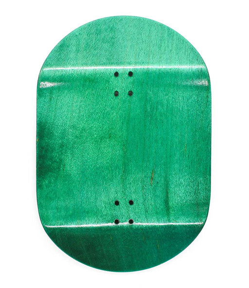 Oldwood x Caramel green fingerboard deck 70mm - Caramel Fingerboards - Fingerboard store