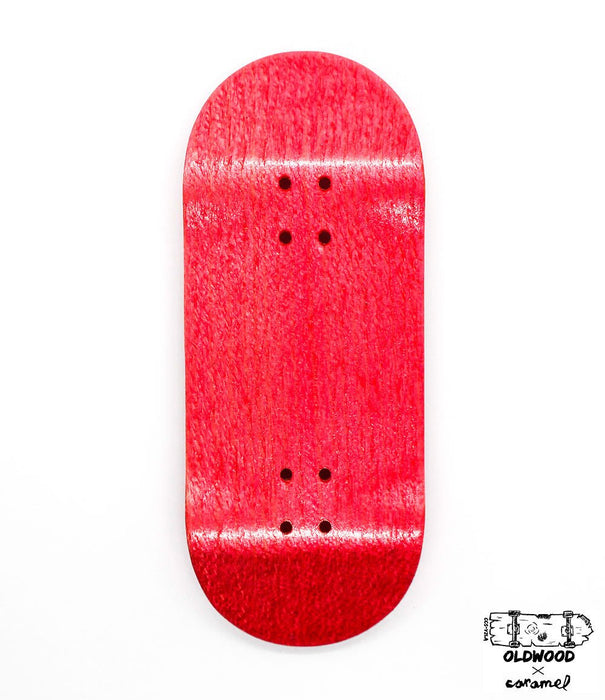 Oldwood x Caramel mini deck 34mm - Caramel Fingerboards - Fingerboard store