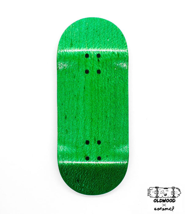 Oldwood x Caramel mini deck 34mm - Caramel Fingerboards - Fingerboard store