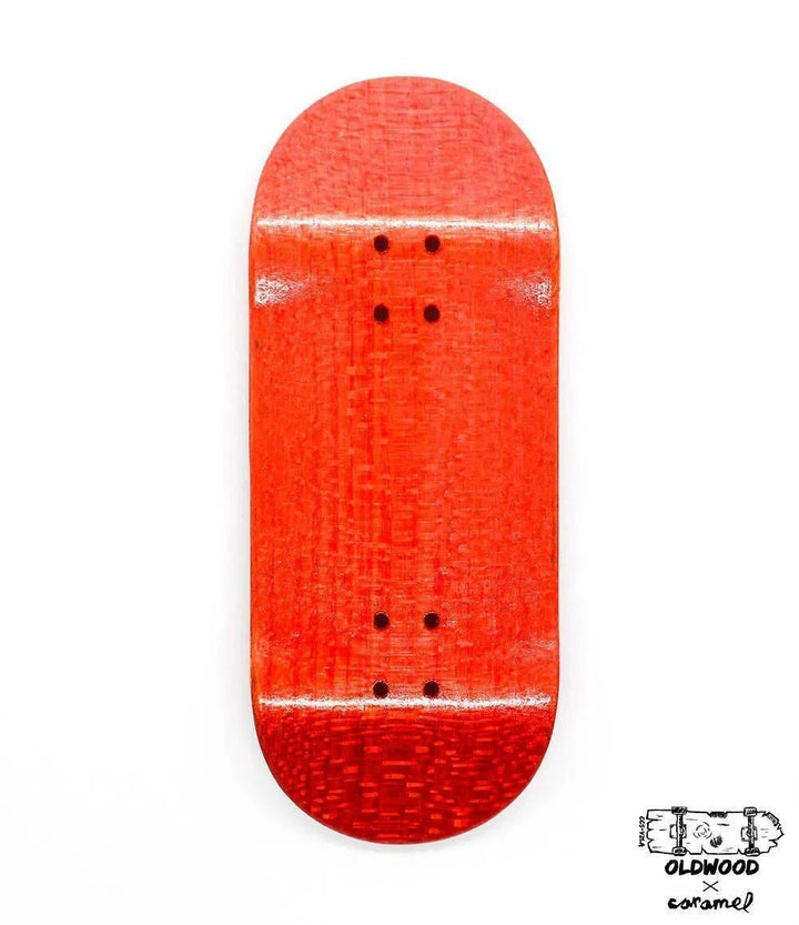 Oldwood x Caramel Mini Fingerboard Deck 34mm - Caramel Fingerboards - Fingerboard store