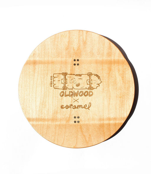 Oldwood x Caramel old pink Fingerzilla 200mm - Caramel Fingerboards - Fingerboard store