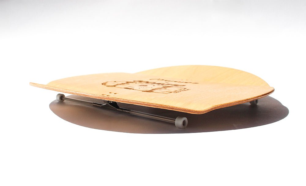 Oldwood x Caramel old pink Fingerzilla 200mm - Caramel Fingerboards - Fingerboard store