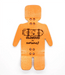 Oldwood x Caramel Orange Lego Fingerboard Deck 39mm - Caramel Fingerboards - Fingerboard store