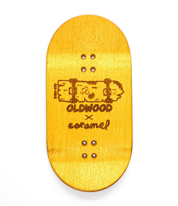 Oldwood x Caramel punk fingerboard deck 50mm - Caramel Fingerboards - Fingerboard store