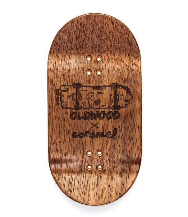 Oldwood x Caramel she fingerboard deck 50mm - Caramel Fingerboards - Fingerboard store