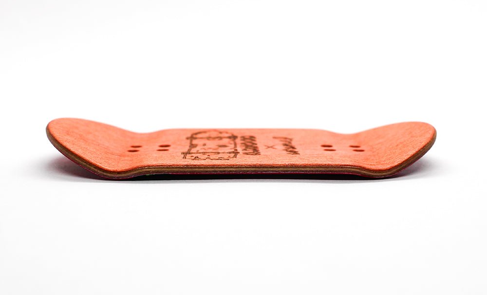 Oldwood x Caramel spider fingerboard deck 50mm - Caramel Fingerboards - Fingerboard store