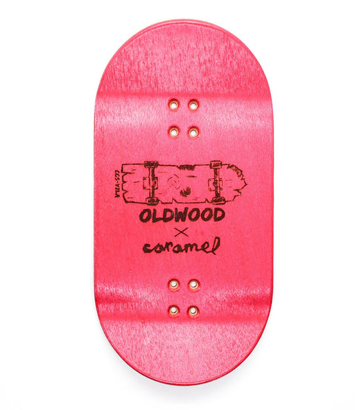 Oldwood x Caramel spider fingerboard deck 50mm - Caramel Fingerboards - Fingerboard store