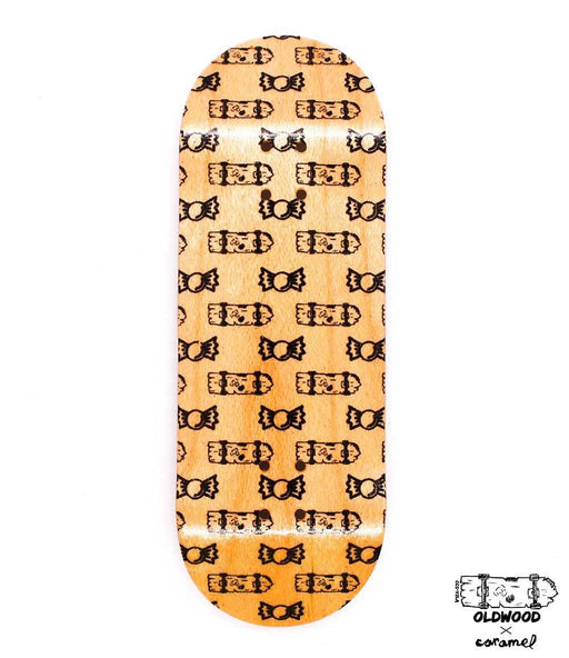 Oldwood x Caramel wood deck 33mm - Caramel Fingerboards - Fingerboard store