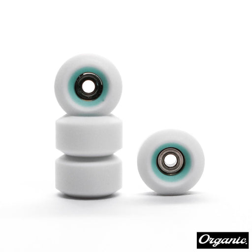 Organic aquamarine core fingerboard wheels - Caramel Fingerboards - Fingerboard store