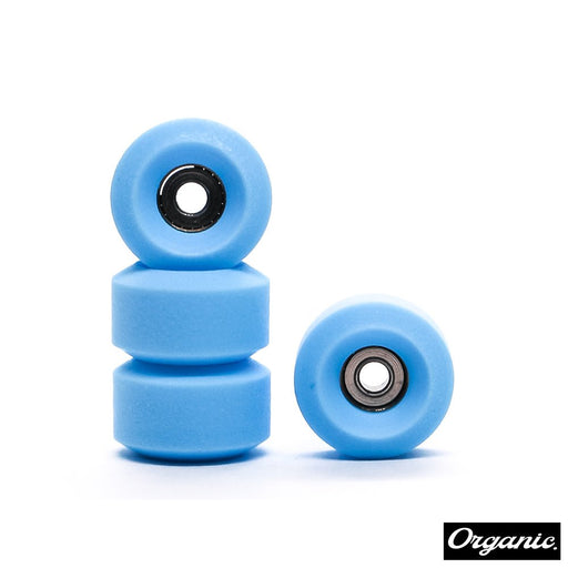 Organic blue fingerboard wheels - Caramel Fingerboards - Fingerboard store