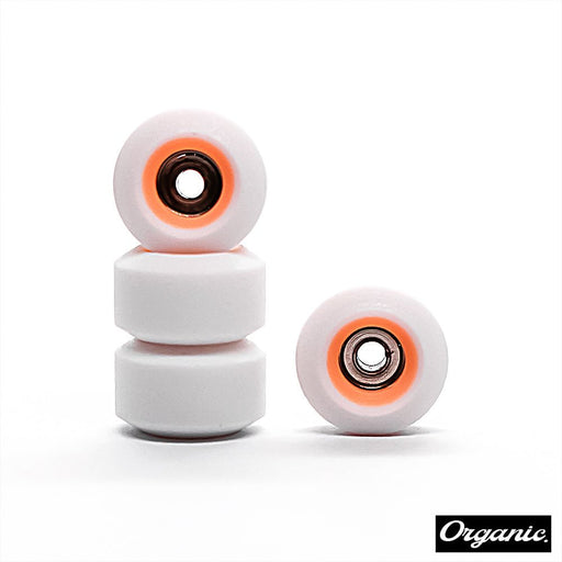 Organic orange core fingerboard wheels - Caramel Fingerboards - Fingerboard store