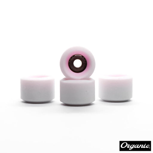 Organic pink core fingerboard wheels - Caramel Fingerboards - Fingerboard store