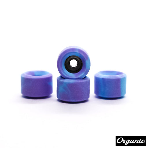 Organic purple/blue swirl fingerboard wheels - Caramel Fingerboards - Fingerboard store