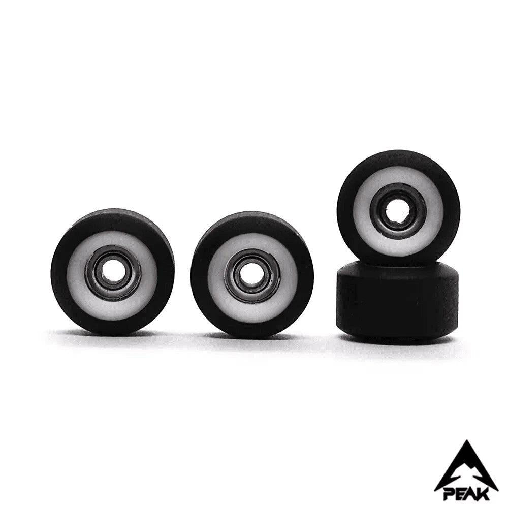 Peak Black-White Dual Core Fingerboard Wheels 7.5mm - Caramel Fingerboards - Fingerboard store