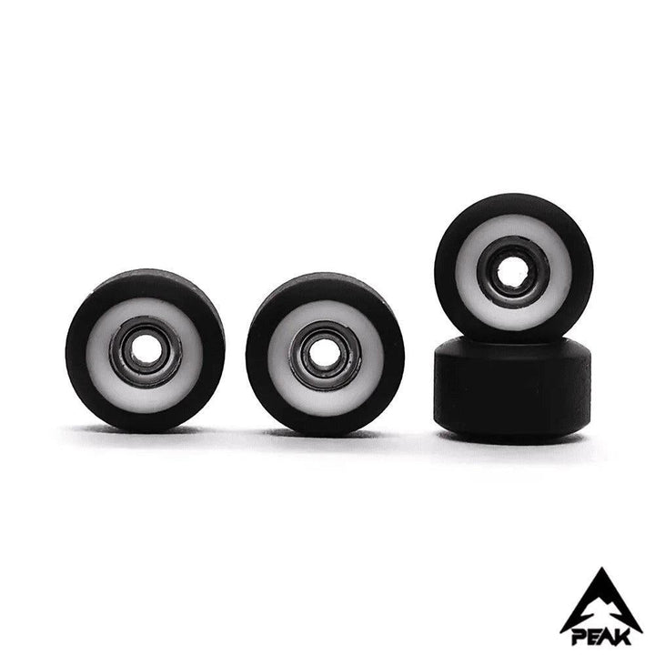 Peak Black-White Dual Core Fingerboard Wheels 7.5mm - Caramel Fingerboards - Fingerboard store