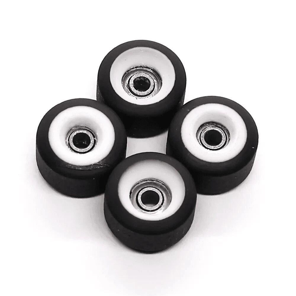 Peak Black-White Dual Core Fingerboard Wheels 7.5mm - Caramel Fingerboards - Fingerboard store
