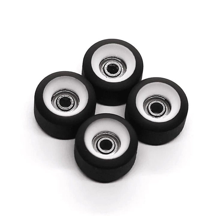 Peak Black-White Dual Core Fingerboard Wheels 7.5mm - Caramel Fingerboards - Fingerboard store