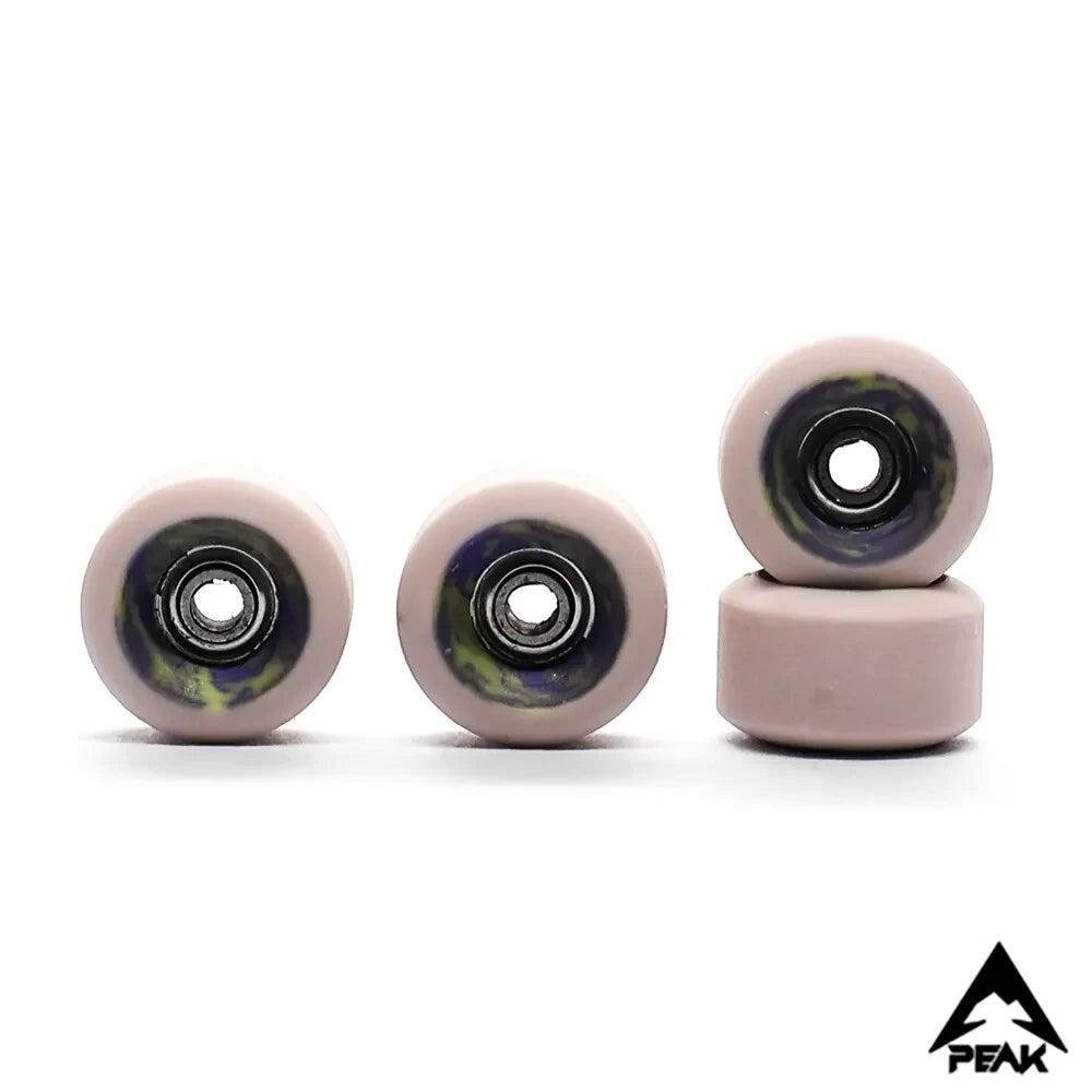 Peak Dokke Dually Fingerboard Wheels 7.5mm - Caramel Fingerboards - Fingerboard store