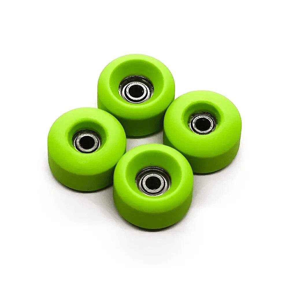 Peak Lime Fingerboard Wheels 7.5mm - Caramel Fingerboards - Fingerboard store