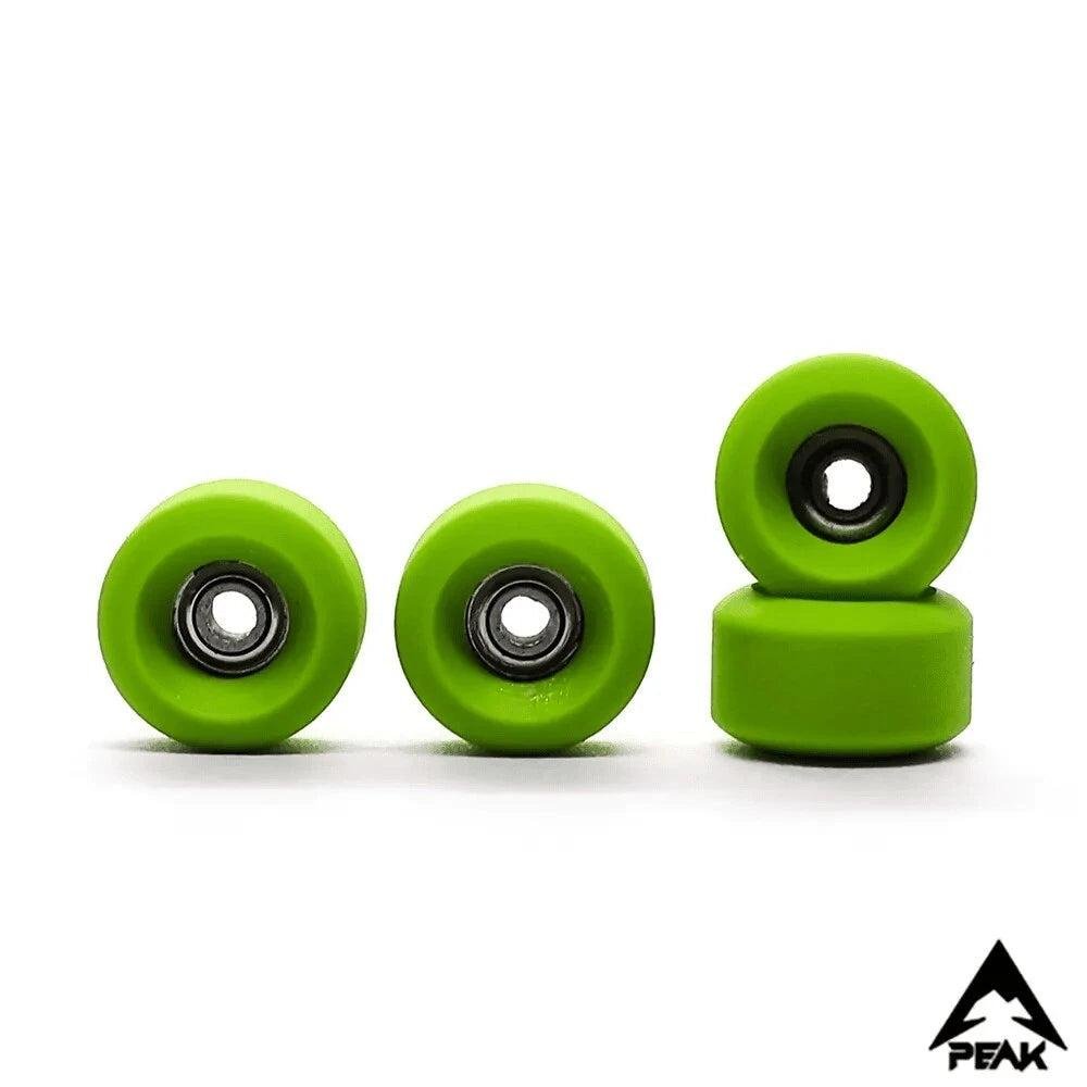 Peak Lime Fingerboard Wheels 7.5mm - Caramel Fingerboards - Fingerboard store