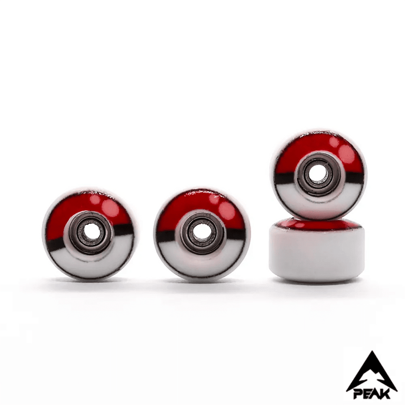 Peak Pokeball Fingerboard Wheels 7.5mm - Caramel Fingerboards - Fingerboard store