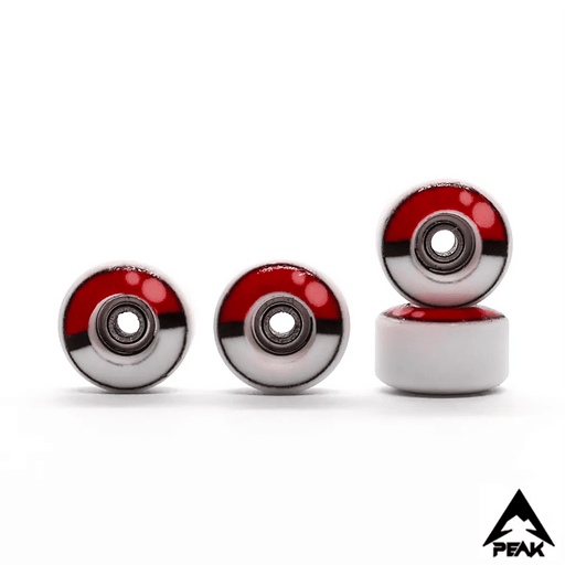 Peak Pokeball Fingerboard Wheels 7.5mm - Caramel Fingerboards - Fingerboard store