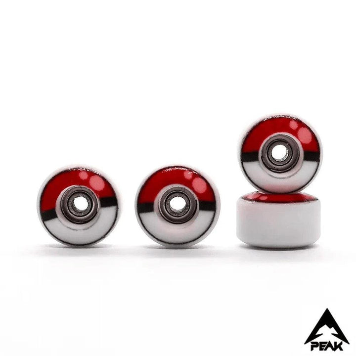 Peak Pokeball Fingerboard Wheels 7.5mm - Caramel Fingerboards - Fingerboard store