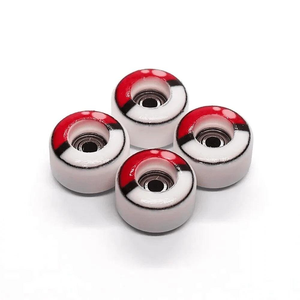 Peak Pokeball Fingerboard Wheels 7.5mm - Caramel Fingerboards - Fingerboard store