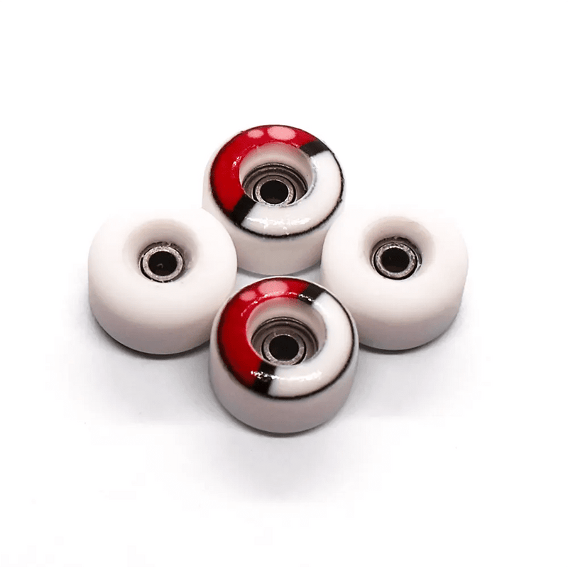 Peak Pokeball Fingerboard Wheels 7.5mm - Caramel Fingerboards - Fingerboard store