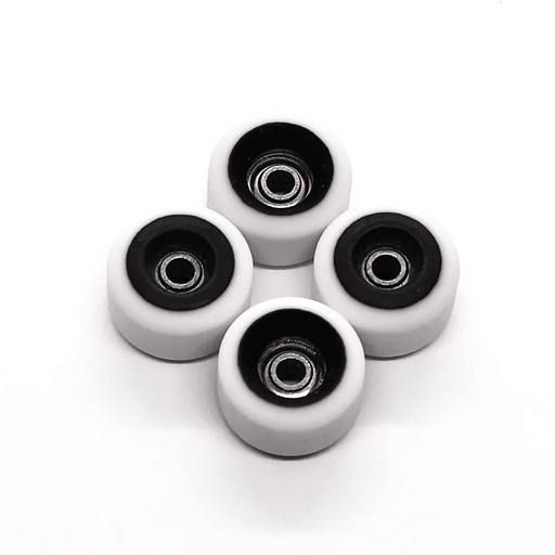 Peak White - Black Fingerboard Wheels 7.5mm - Caramel Fingerboards - Fingerboard store