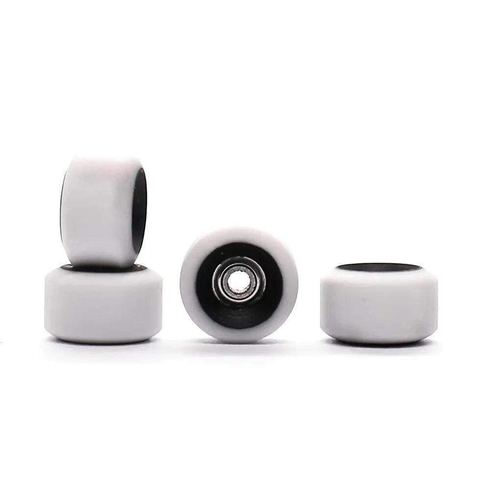 Peak White-Black Fingerboard Wheels 7.5mm - Caramel Fingerboards - Fingerboard store