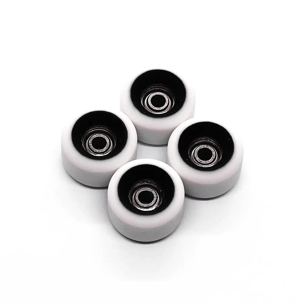 Peak White-Black Fingerboard Wheels 7.5mm - Caramel Fingerboards - Fingerboard store