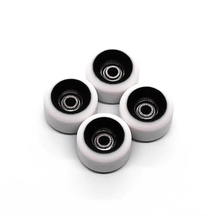 Peak White-Black Fingerboard Wheels 7.5mm - Caramel Fingerboards - Fingerboard store