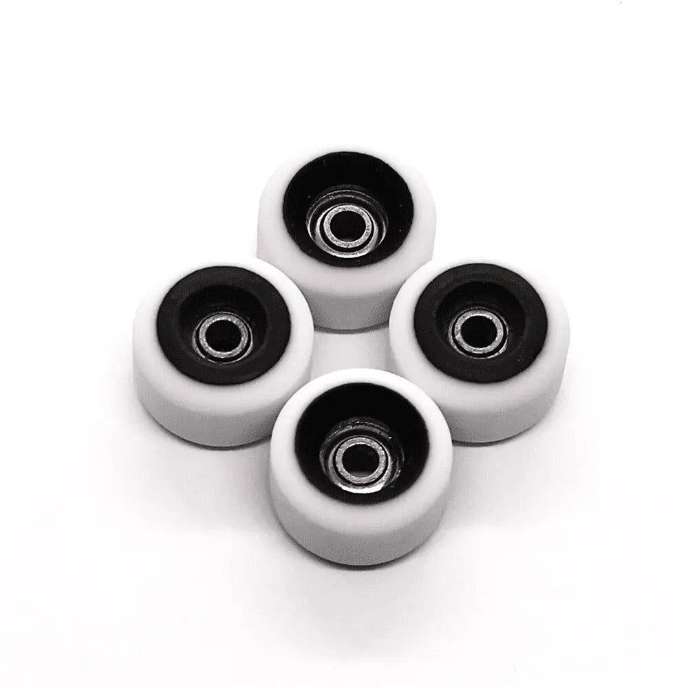Peak White-Black Fingerboard Wheels 7.5mm - Caramel Fingerboards - Fingerboard store