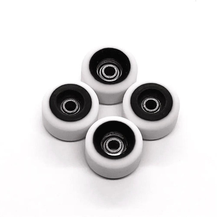 Peak White-Black Fingerboard Wheels 7.5mm - Caramel Fingerboards - Fingerboard store