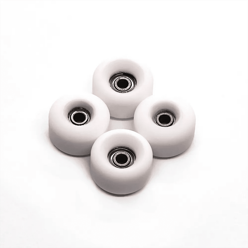 Peak White Fingerboard Wheels 7.5mm - Caramel Fingerboards - Fingerboard store
