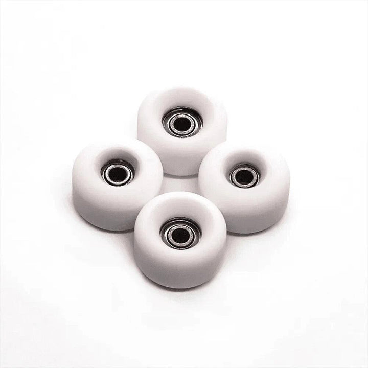 Peak White Fingerboard Wheels 7.5mm - Caramel Fingerboards - Fingerboard store