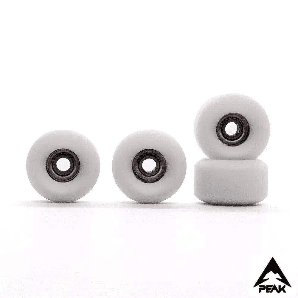 Peak White Fingerboard Wheels 7.5mm - Caramel Fingerboards - Fingerboard store